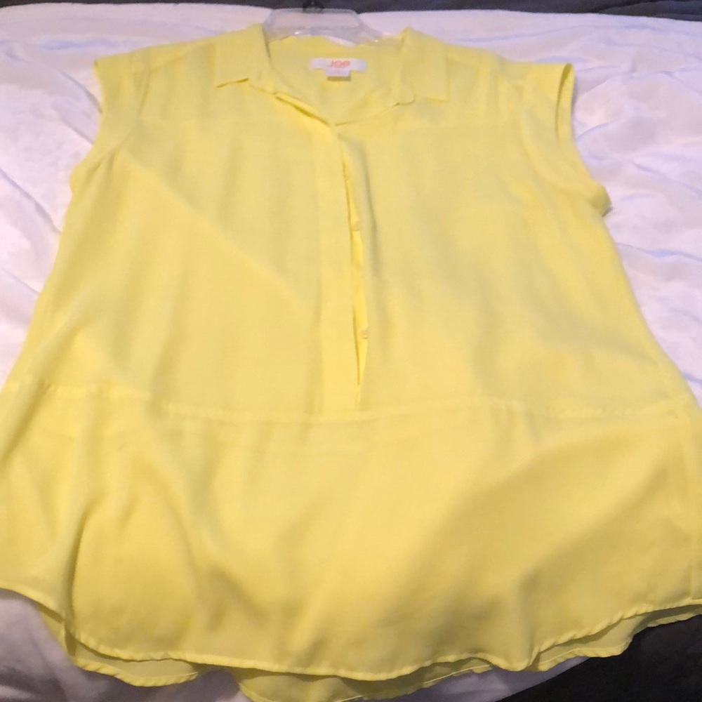 Summer yellow blouse